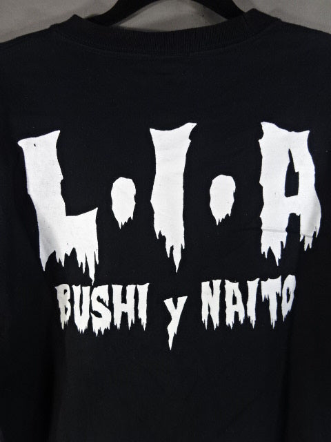 L.I.J. × ADACHI T-Shirt (1) (Black)