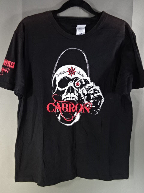 Tetsuya Naito CABRON Skull Illustration T-Shirt