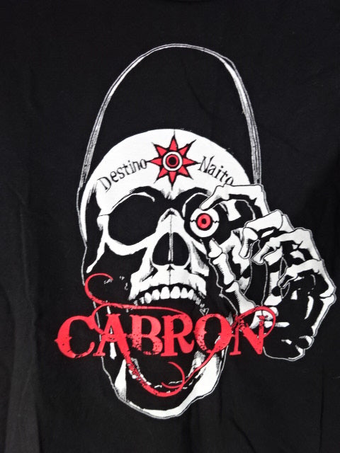 内藤哲也 CABRON スカルイラスト Tシャツ