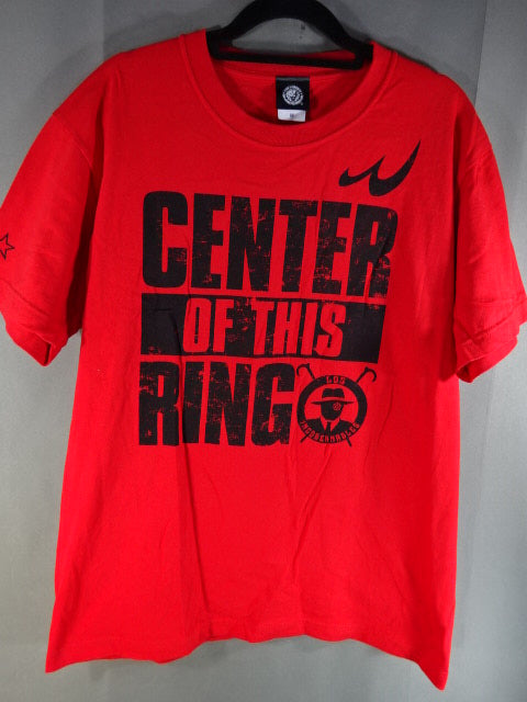 Tetsuya Naito CENTER OF THIS RING T-Shirt (1) (Red)