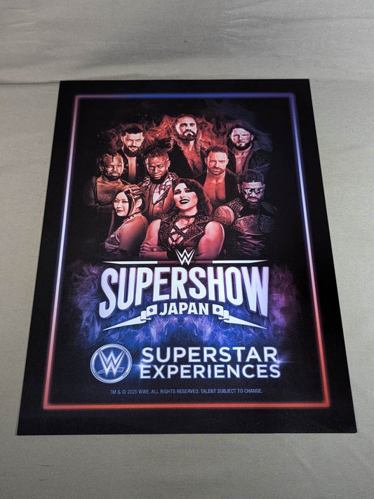 WWE SUPERSHOW JAPAN 2025 3Dポスター