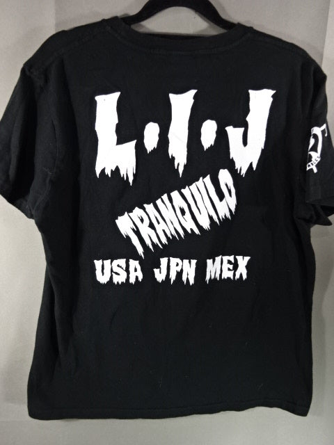 L・I・J Tシャツ④(ブラック×ホワイト)
