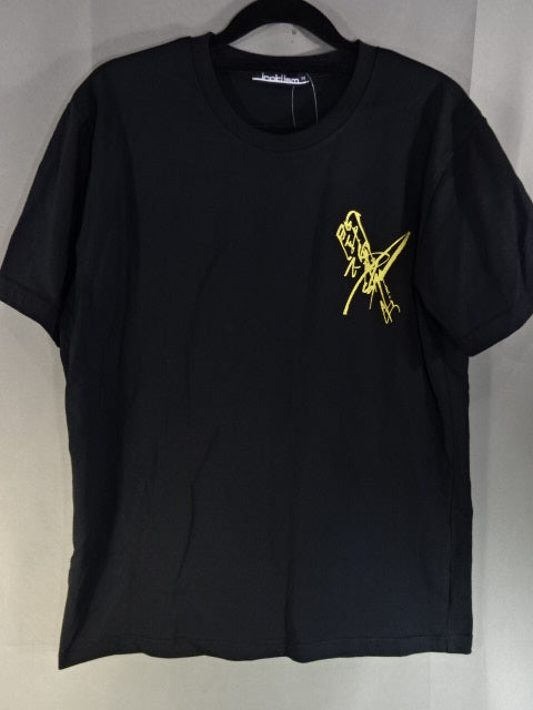 Antonio Inoki × Shimamura T-Shirt (2) (Black)