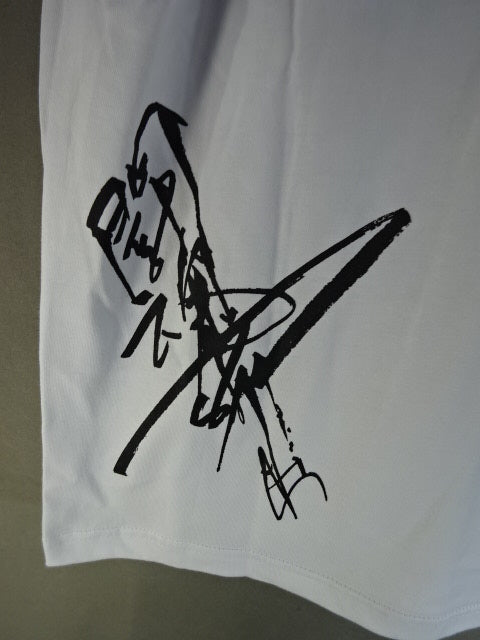 Antonio Inoki × Shimamura T-Shirt (3) (White)
