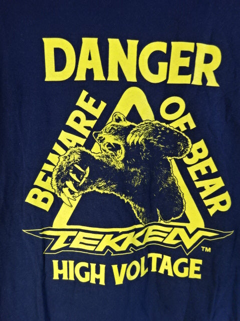 SHO×TEKKEN KUMA Tシャツ①(ブラック×イエロー)