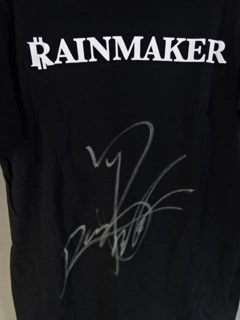 【直筆サイン入り】オカダ・カズチカ RAIN MAKER Tシャツ①(ブラック)