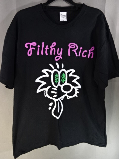 Kazuchika Okada  FILTHY RICH T-Shirt (1) (Black)