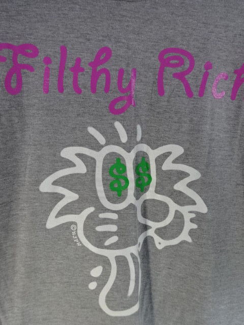 Kazuchika Okada  FILTHY RICH T-Shirt (2) (Grey)