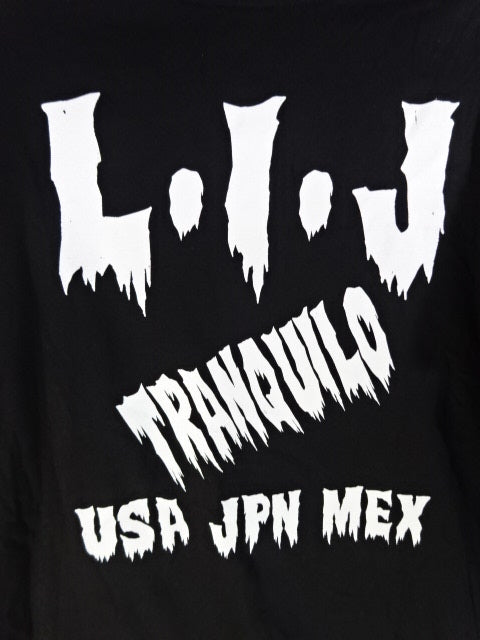 L.I.J. T-shirt (4) (Black× White)