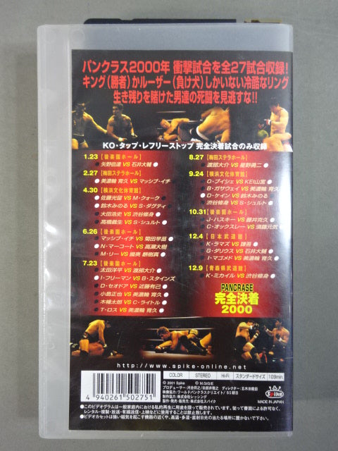 PANCRASE 完全決着 2000