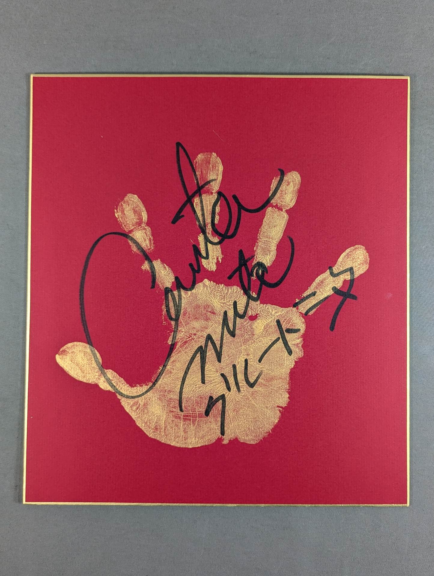 グレート・ニタ(手形入り)