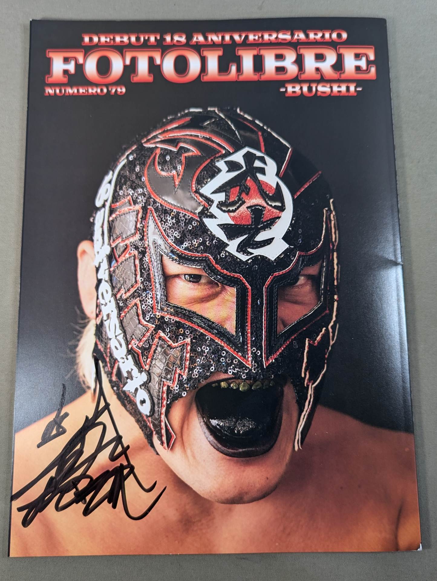 BUSHI 直筆サイン入り】FOTOLIBRE de Mascara Numero.79 – 闘道館