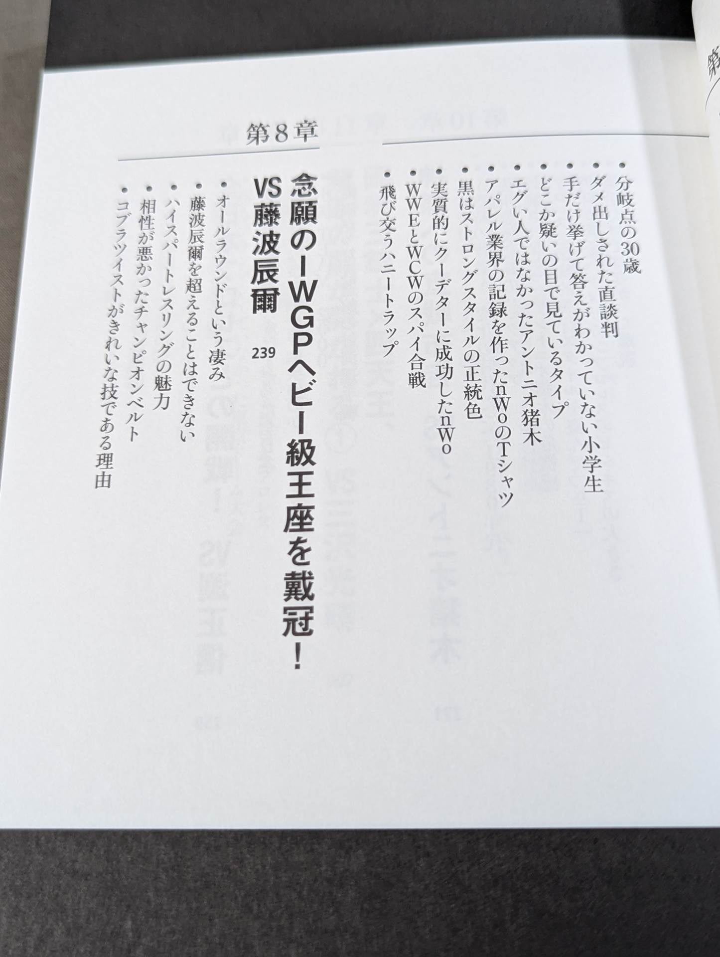 Masahiro Chono 'Pro Wrestling Behind the scenes of the great match and that incident"