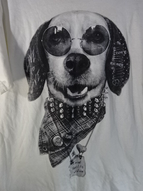 【hand signed autograph】 Shinsuke Nakamura ×Roger Mikasa "Snoopy is also cool LIVE TO GIVE" T-shirt