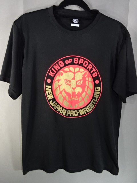 Lion Mark  Dry T-Shirt (2) (Black)