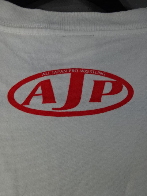 Muto Keiji  Muto Bear T-Shirt (6) (All Japan) Pro Wrestling  / White)