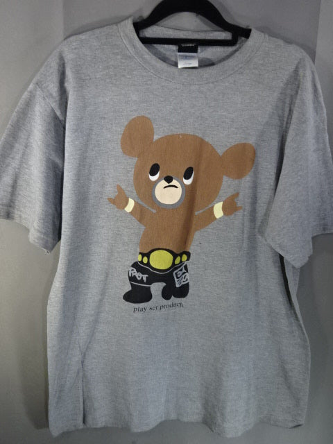 武藤敬司 武藤ベアー Tシャツ⑦(全日本プロレス / グレー)