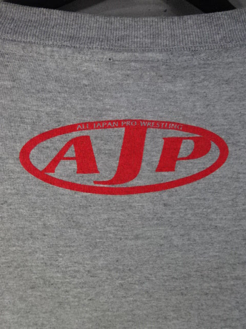 Muto Keiji  Muto Bear T-Shirt (7) (All Japan) Pro Wrestling  / Grey)