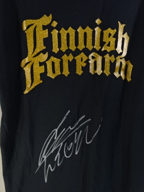 【hand signed autograph】 Hajime Ohara Finnish Forearm T-shirt