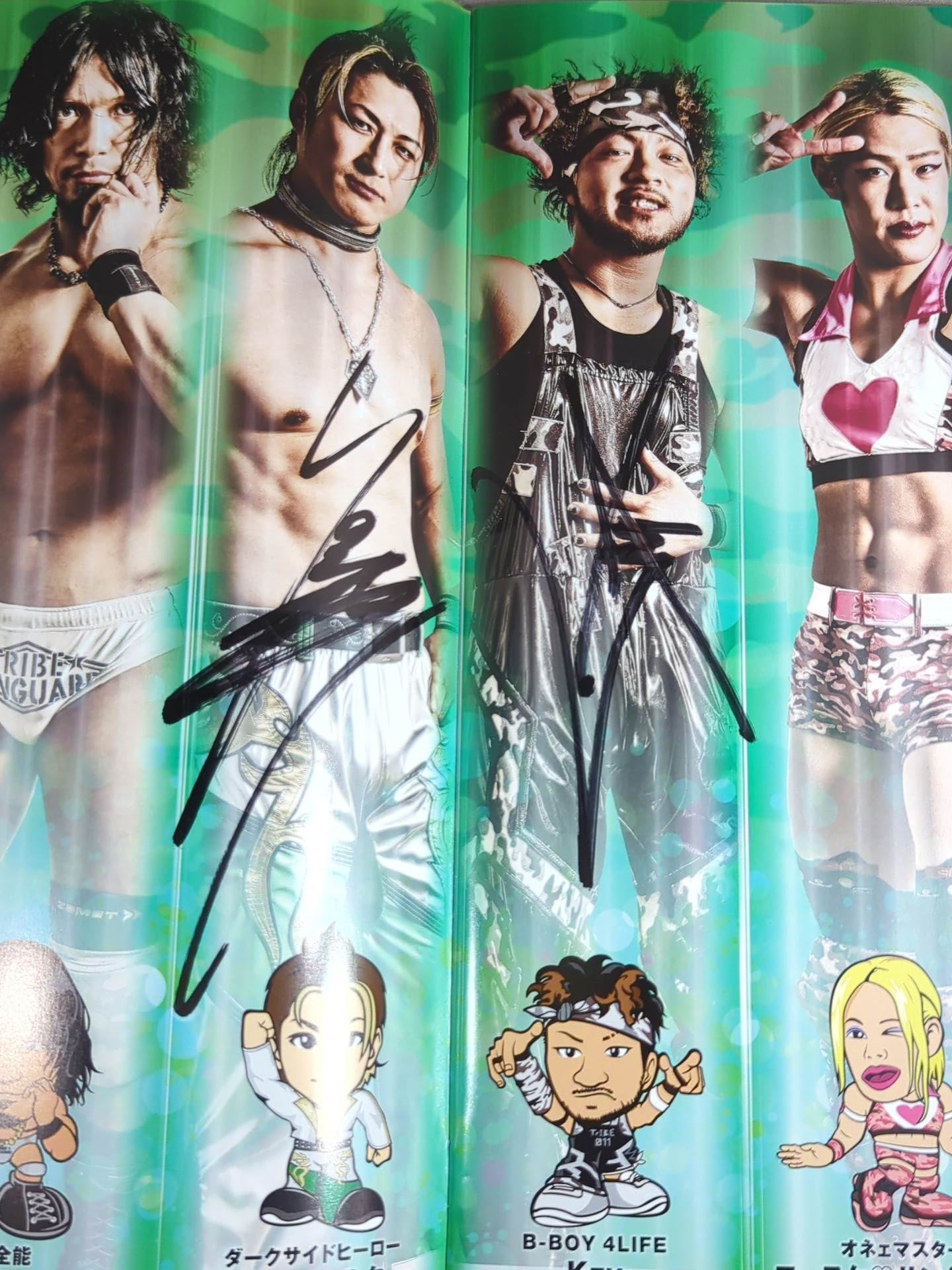 【5選手直筆サイン入り】2016ドラゴンゲート オフィシャルパンフレット Vol.52