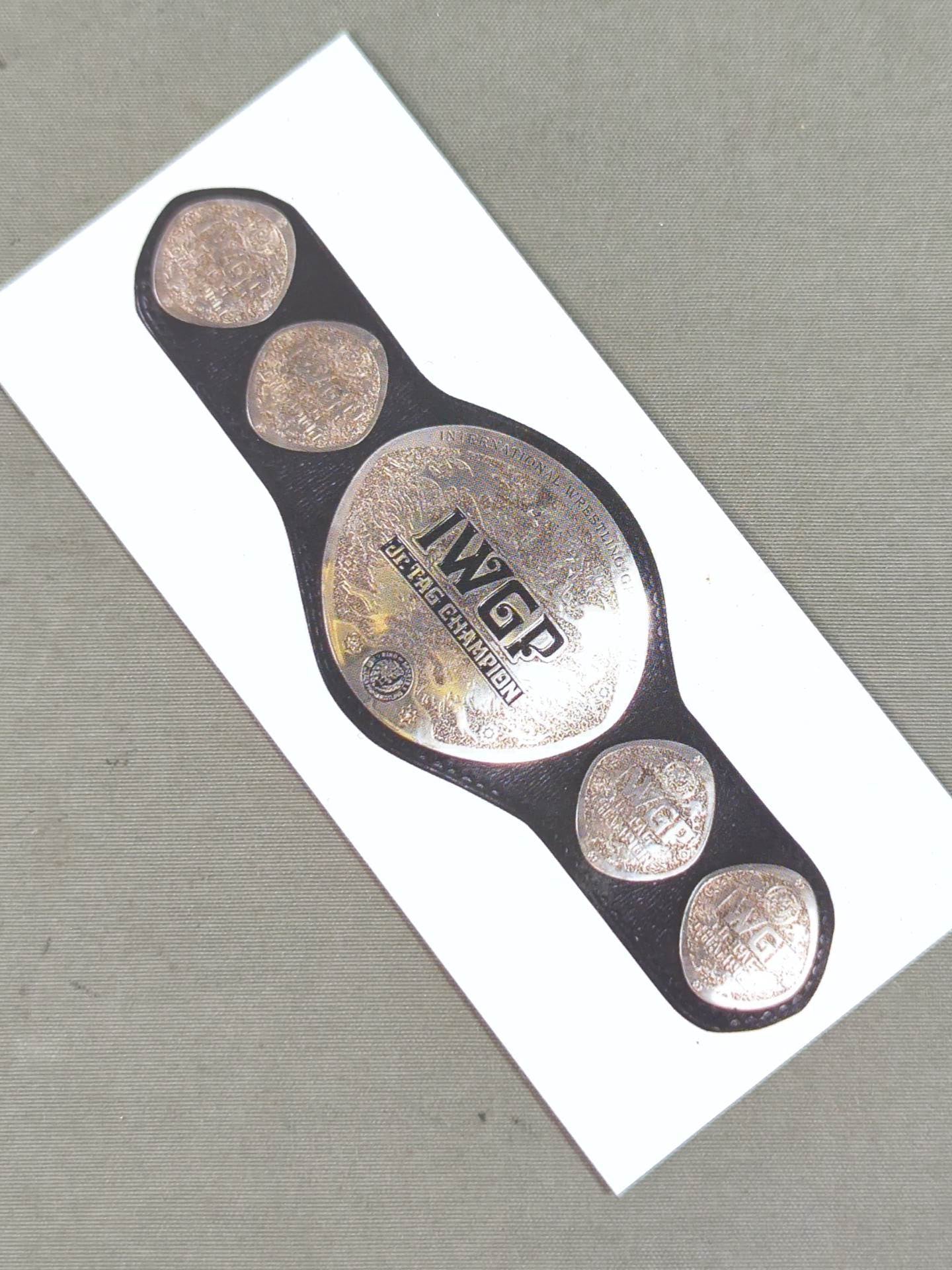 ★非売品★ 新日本プロレス「IWGPジュニアタッグベルト」ステッカー