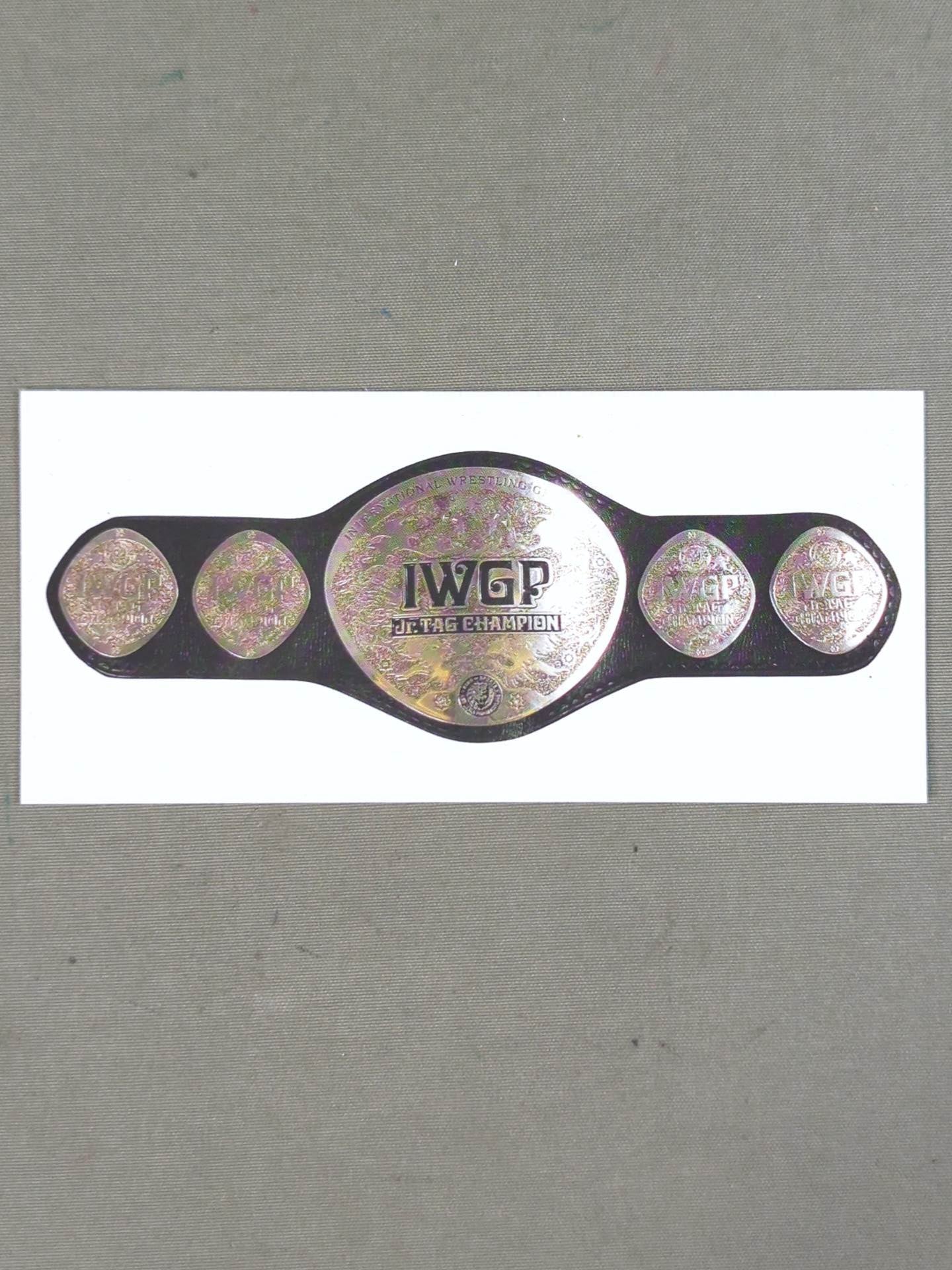★非売品★ 新日本プロレス「IWGPジュニアタッグベルト」ステッカー