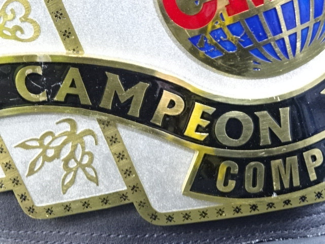 ★ worn by him !! ★ CMLL World Heavyweight Championship Belt