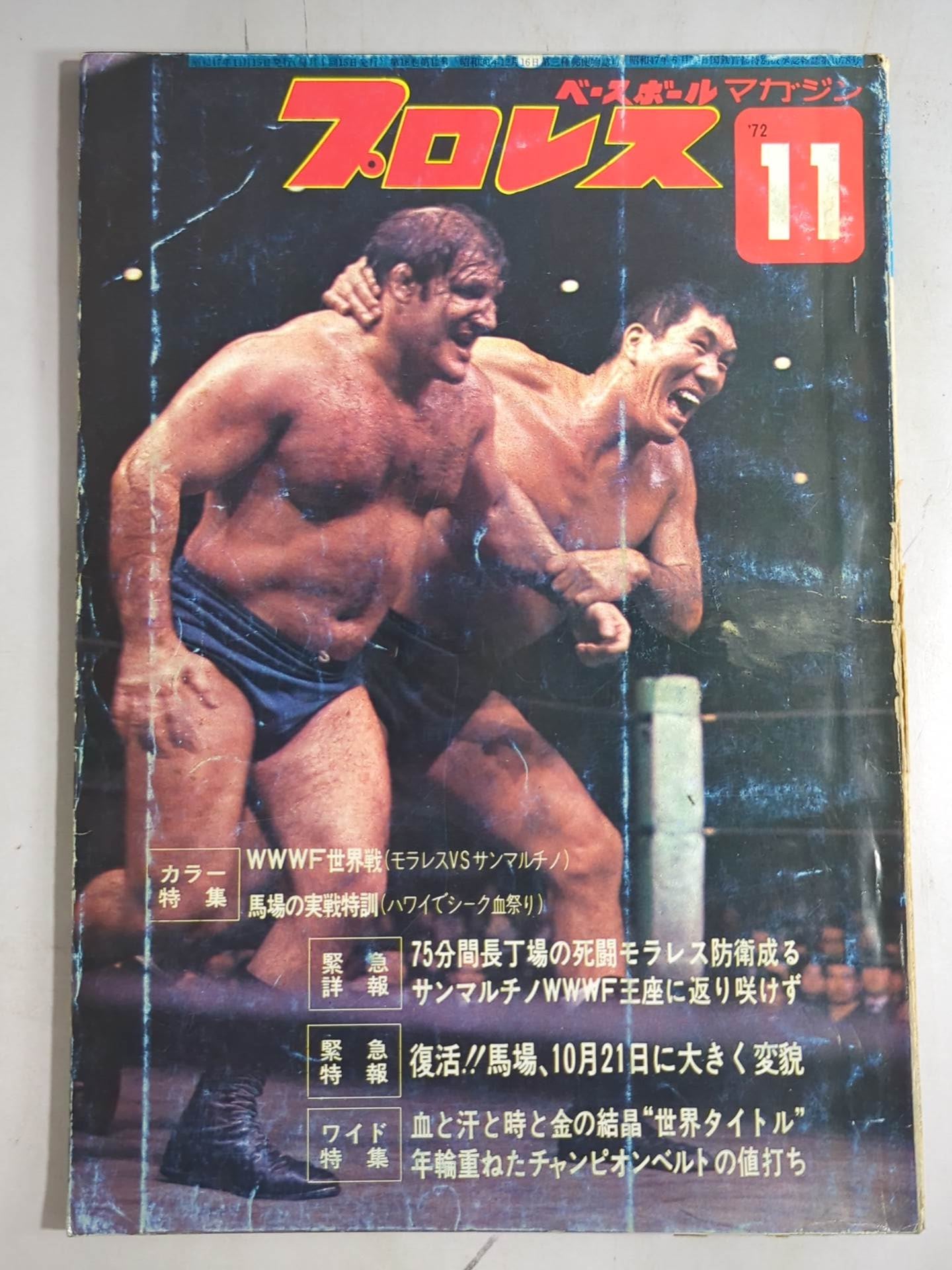 月刊プロレス 1972年11月号 – 闘道館