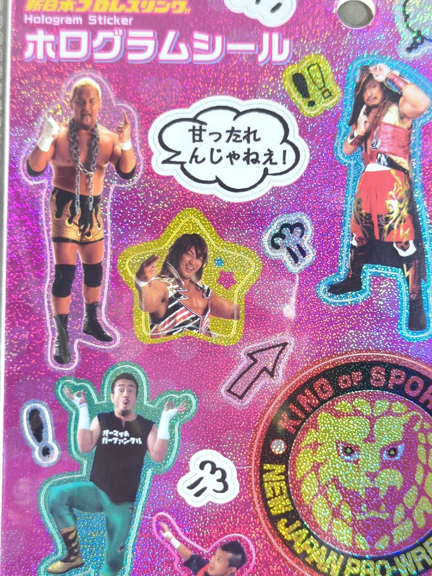 新日本プロレス「ときめき女子」ホログラムシール