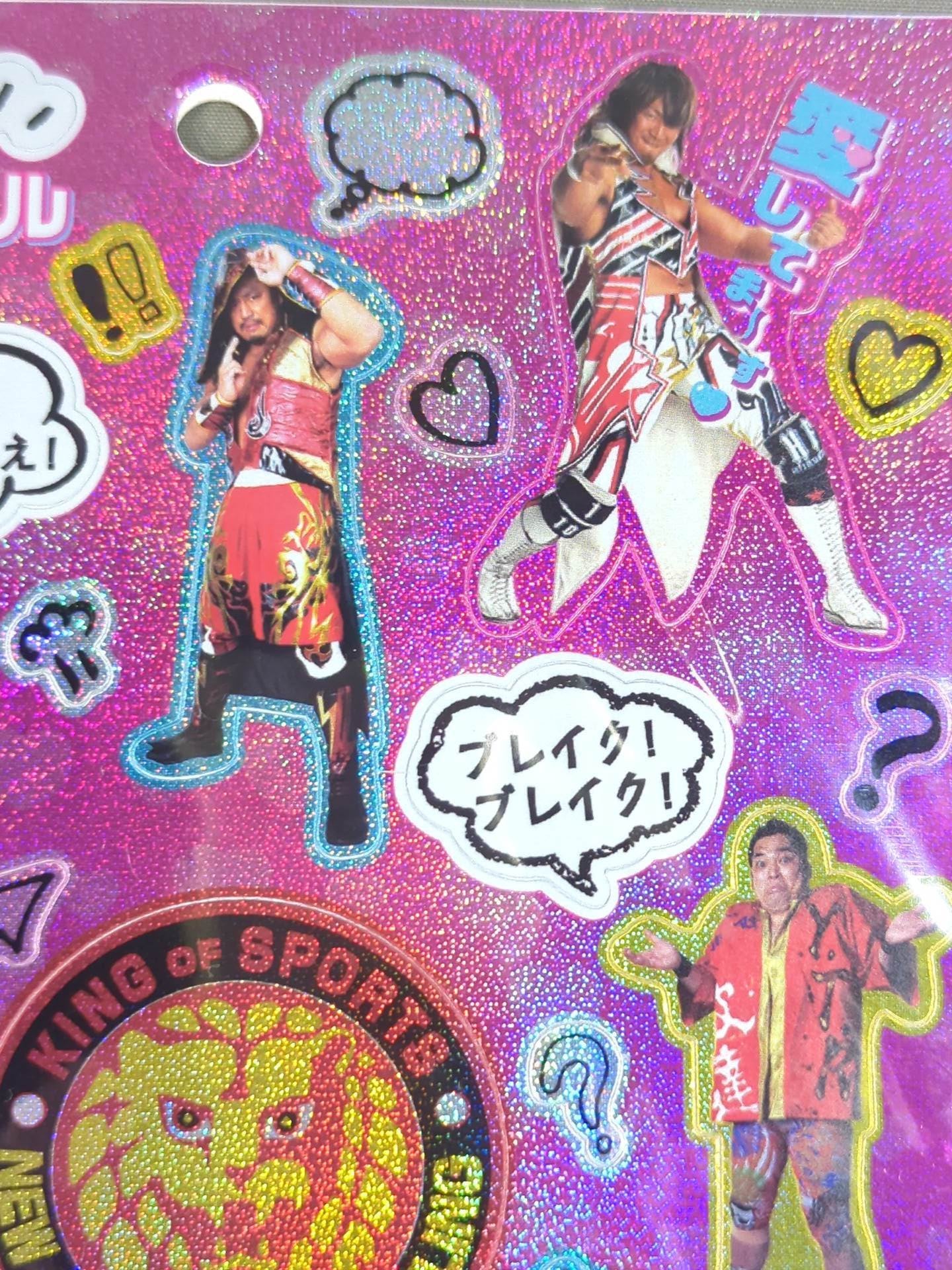 新日本プロレス「ときめき女子」ホログラムシール