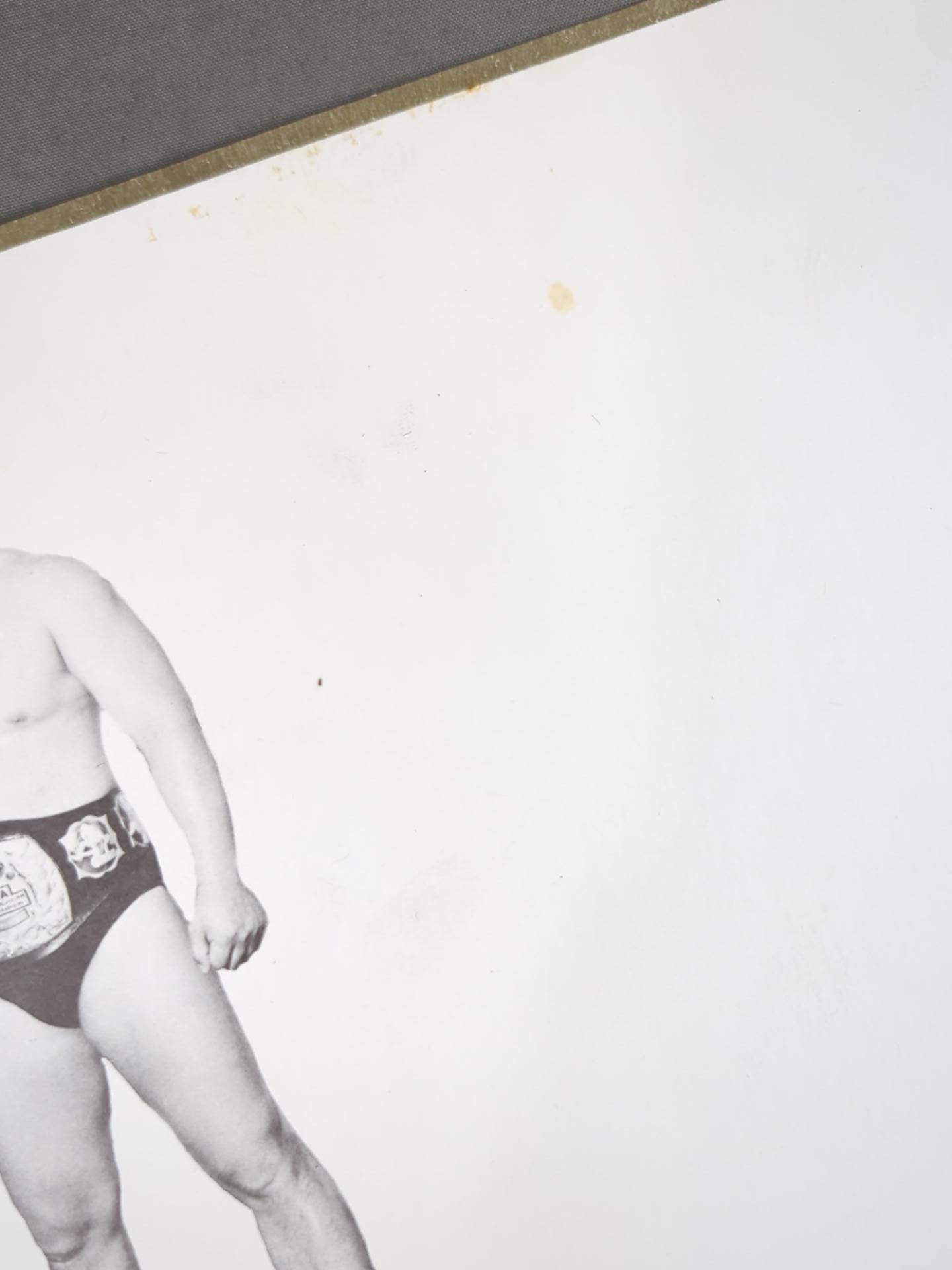 ★当時モノ★ 長州力 専用厚紙