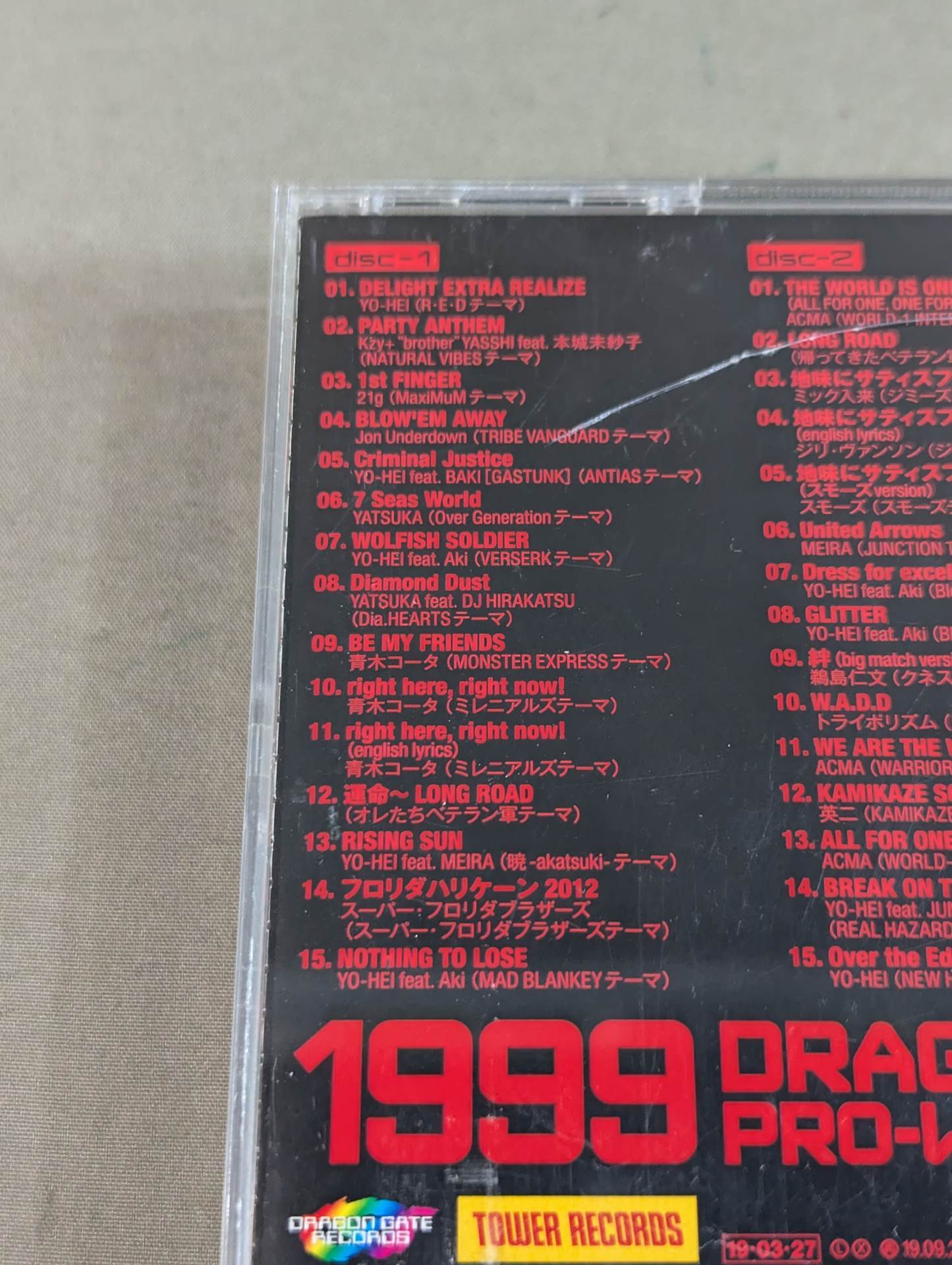 OPEN THE MUSIC GATE Unit History disc 1999-2019