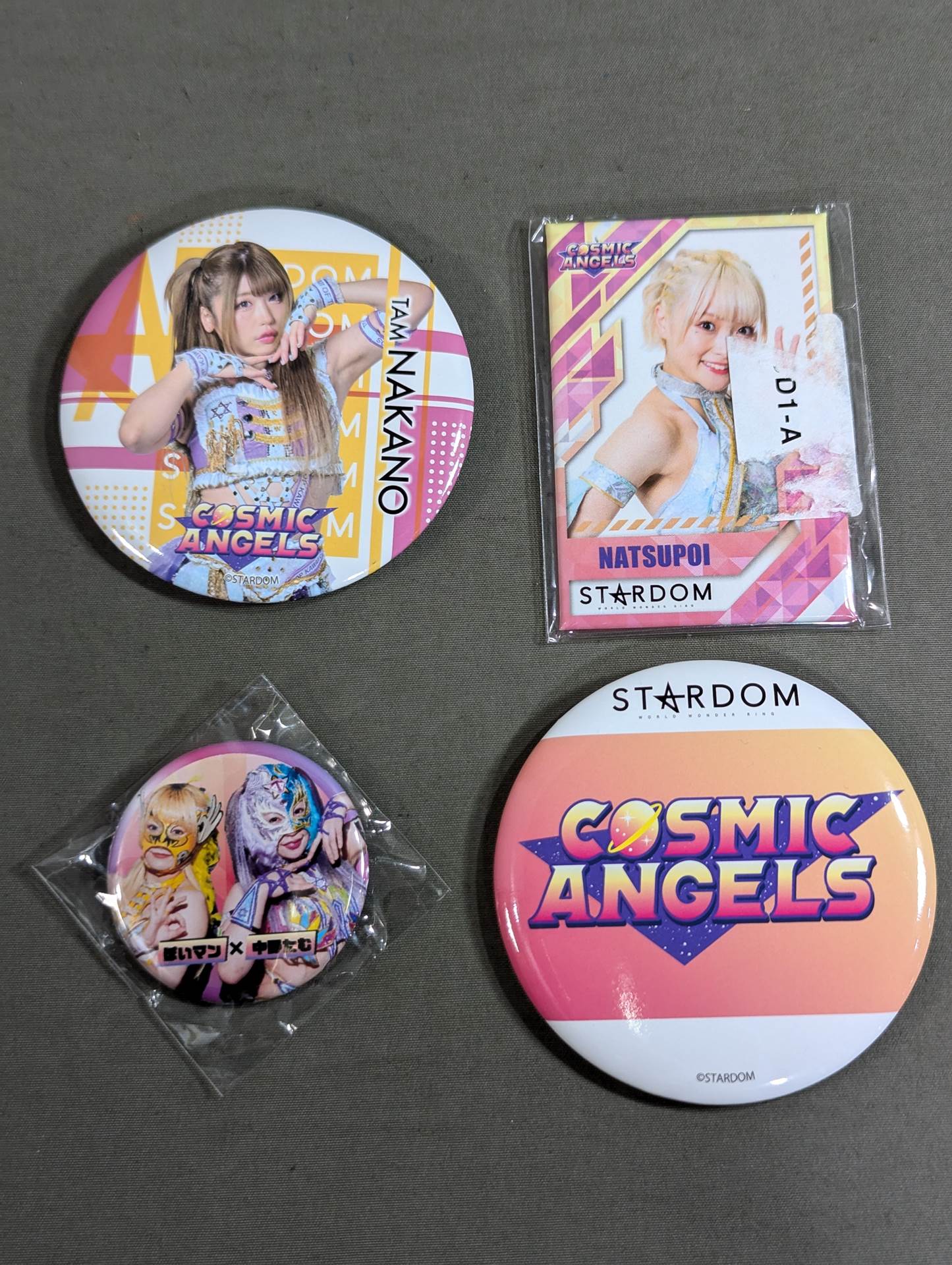 ★meltear★ 中野たむ&なつぽい 缶バッジセット