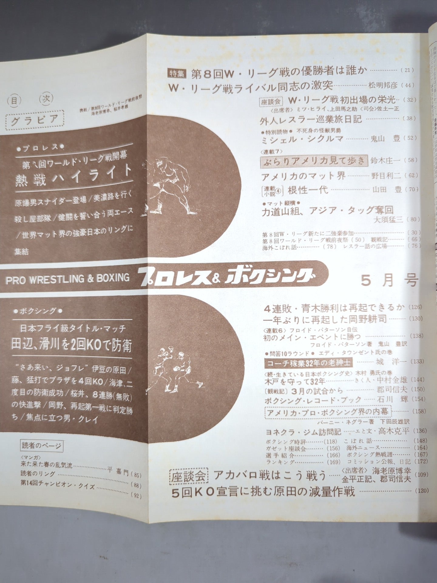 Pro Wrestling & Boxing May 1966 issue