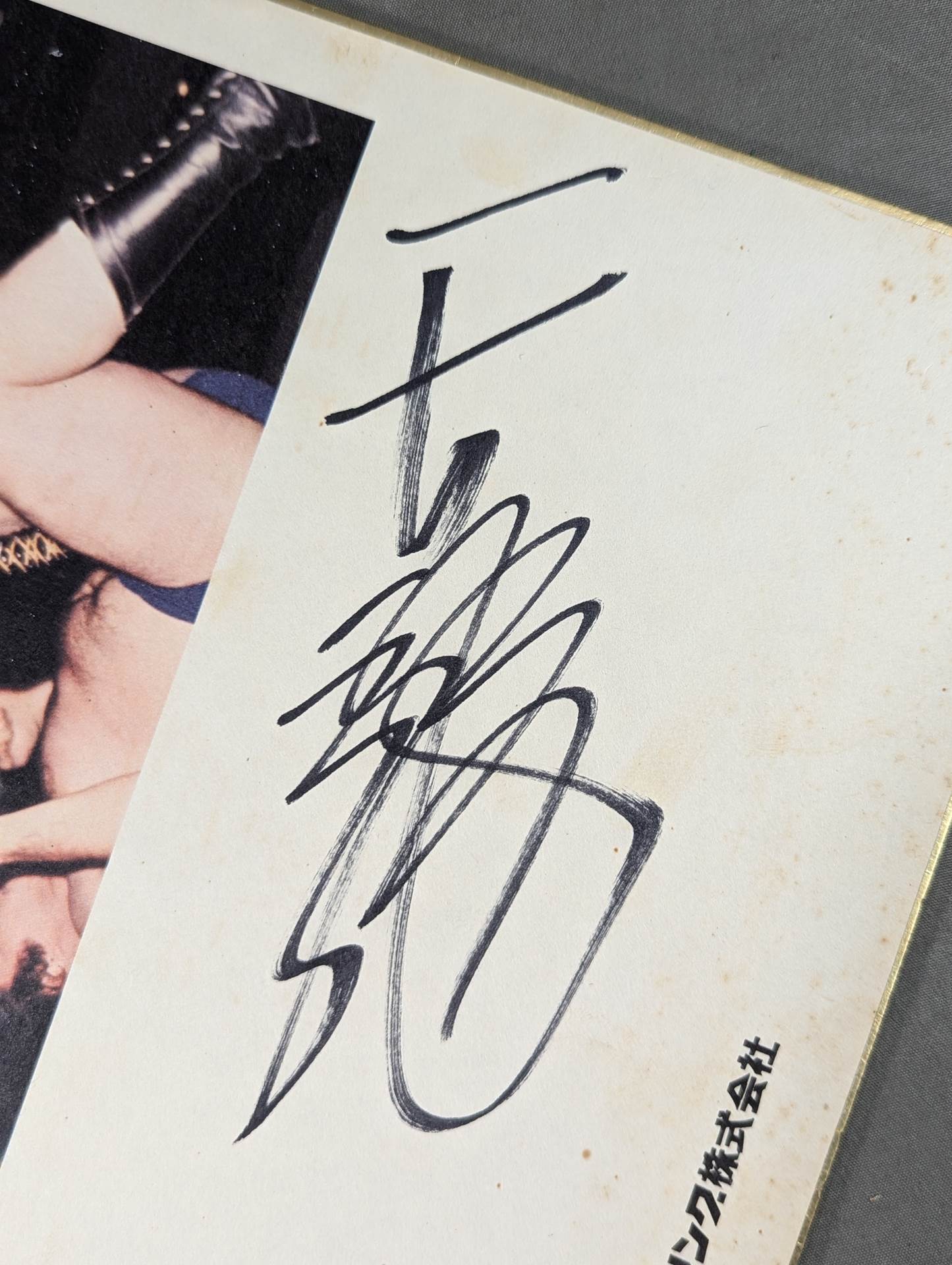 Tenryu Genichiro  ( All Japan Pro Wrestling  Exclusive Shikishi ( Autograph board ) )