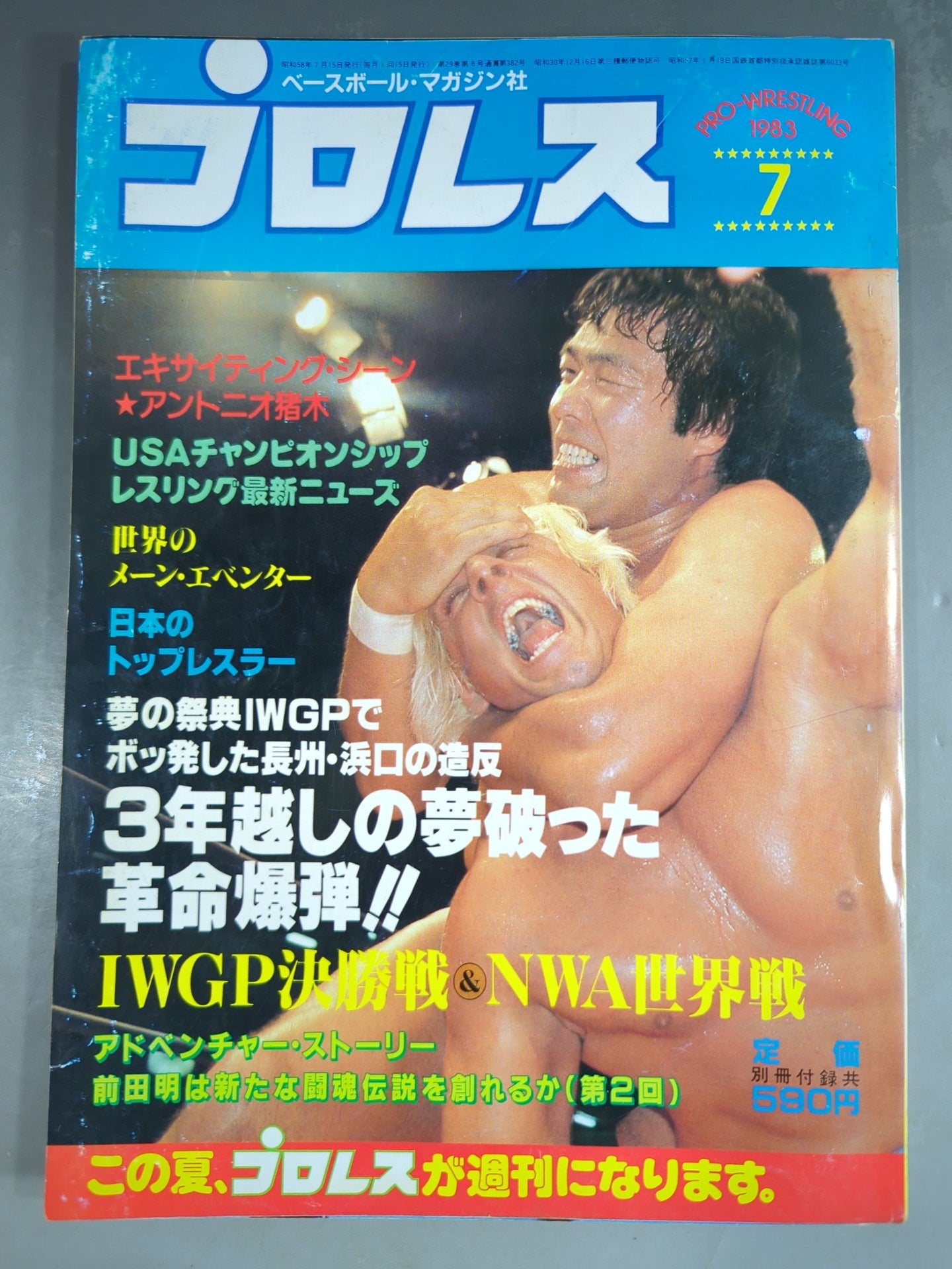 Pro Wrestling Monthly July 1983 issue
