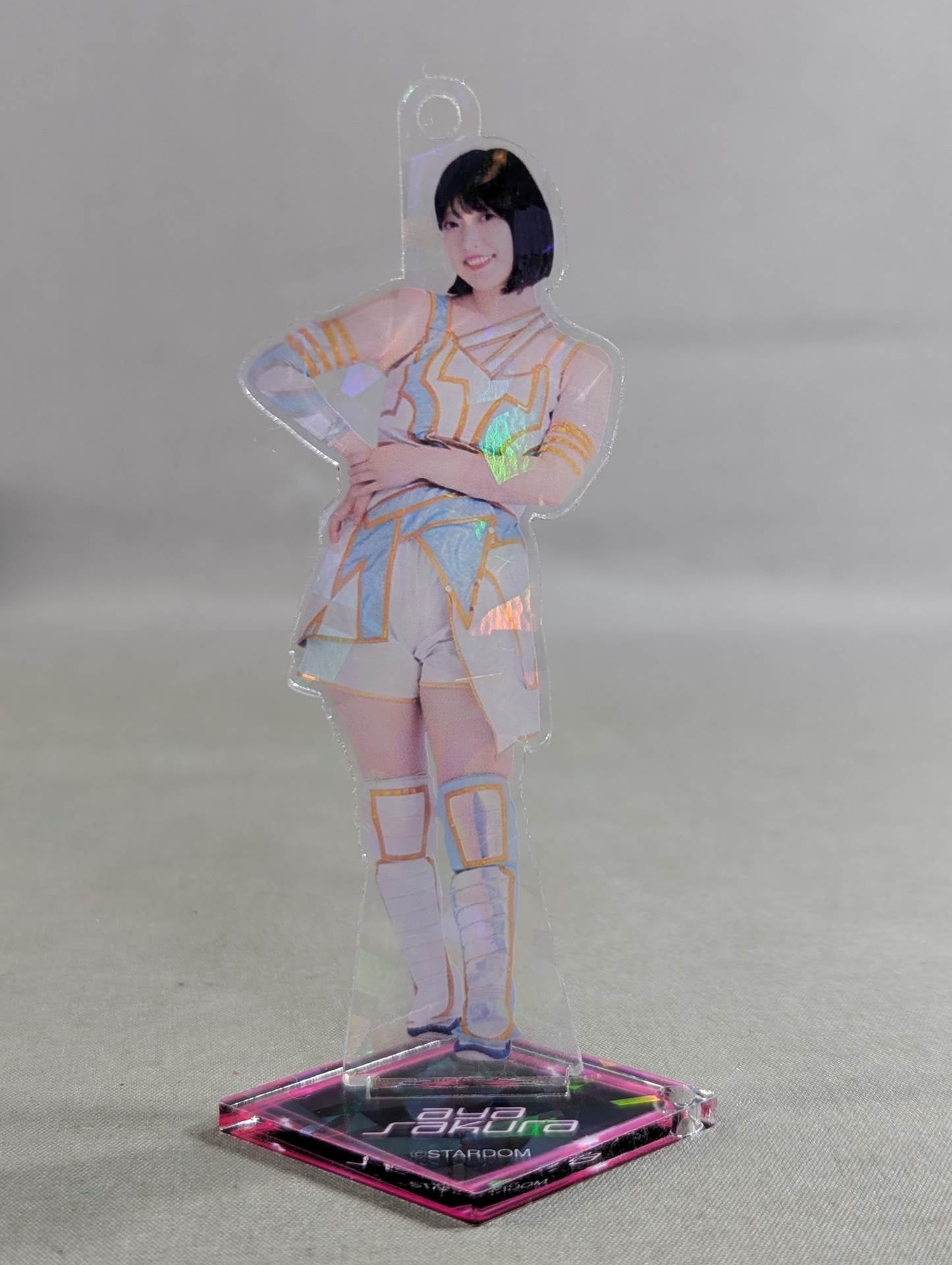 AYA SAKURA  Random Hologram Acrylic Stand Keychain
