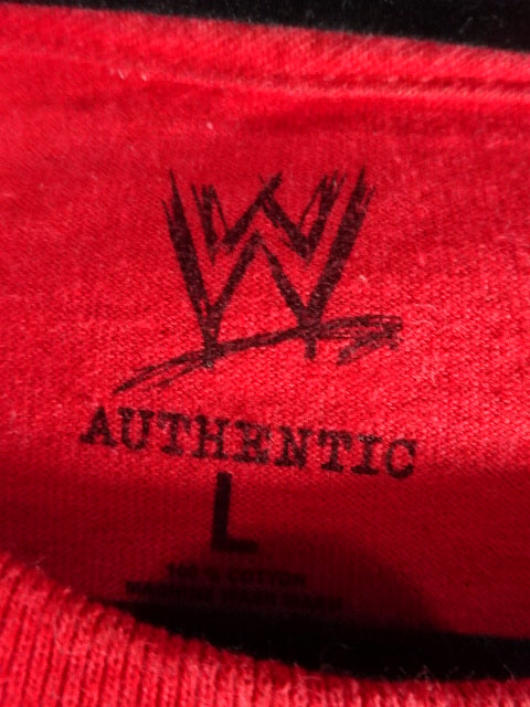 John Cena Illustrated Long Sleeve T-Shirt (2) (WWE (2011) / Red)