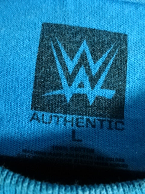 John Cena Illustrated T-Shirt (18) (WWE (2014) / Light Blue