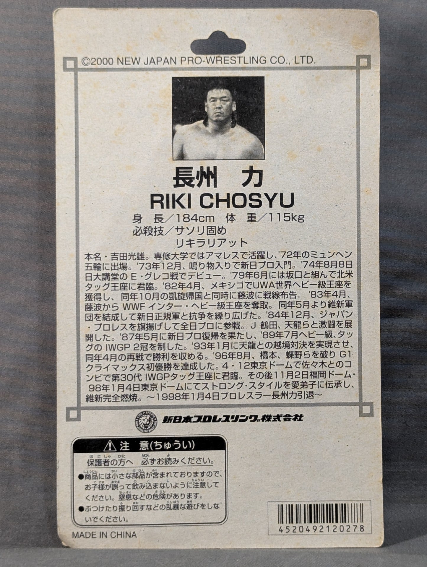 Riki Choshu (rug top)