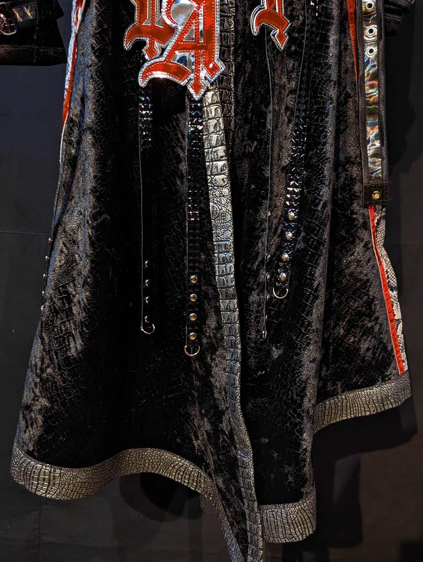 Blair Davenport (Bea Priestley ) ★WWE worn by him Black×red gown ★