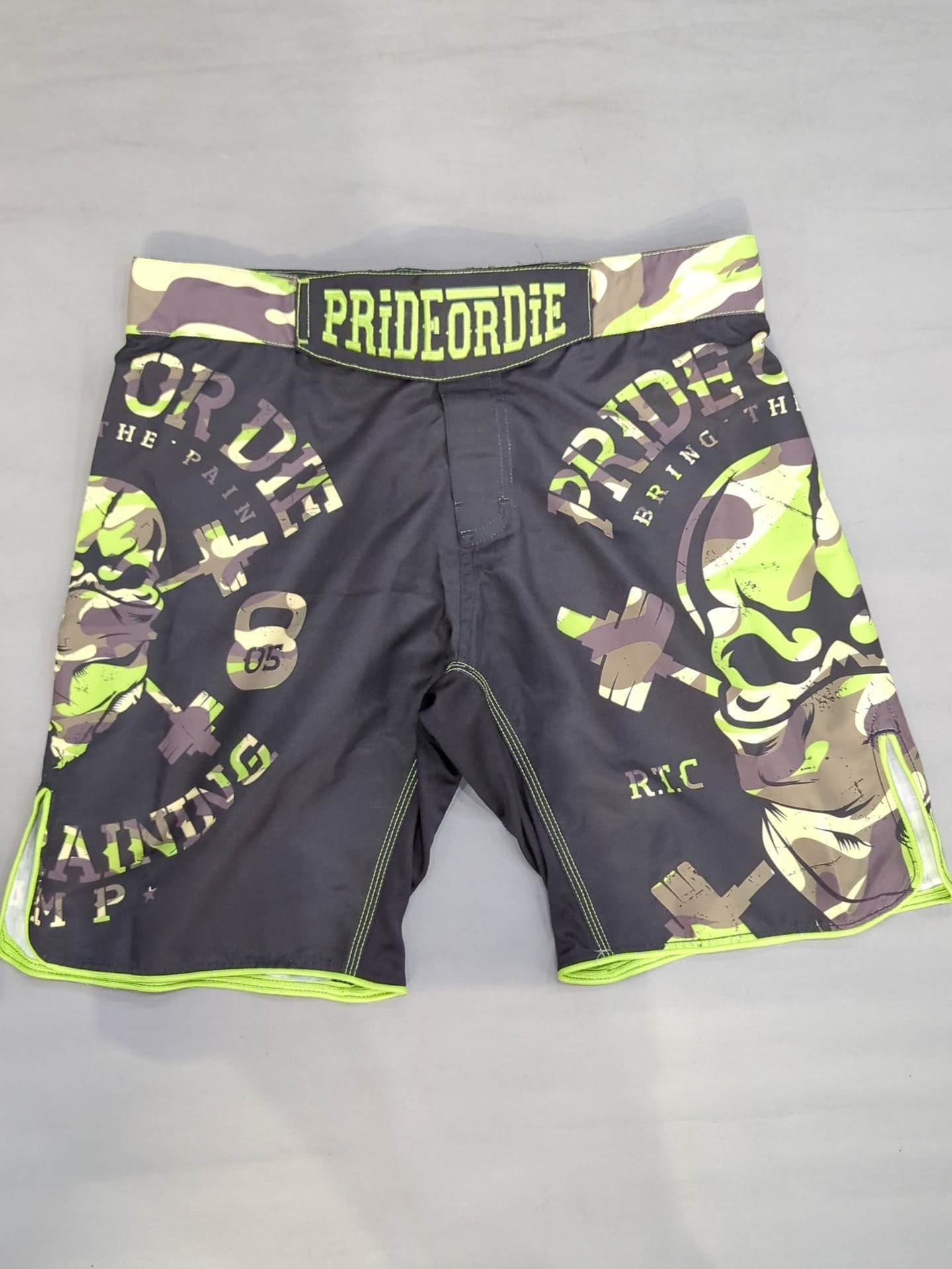 PRiDE or DiE ファイトショーツ④(迷彩) – 闘道館 PRiDE or DiE ファイトショーツ④(迷彩) – 闘道館