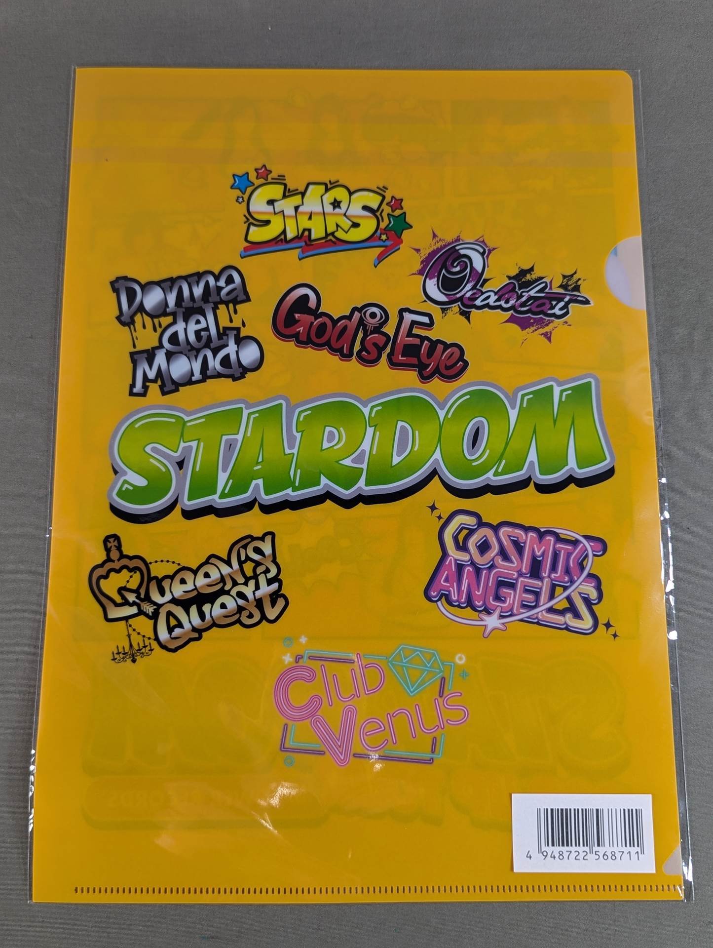 STARDOM×TOWER RECORDS plastic file folder 2023