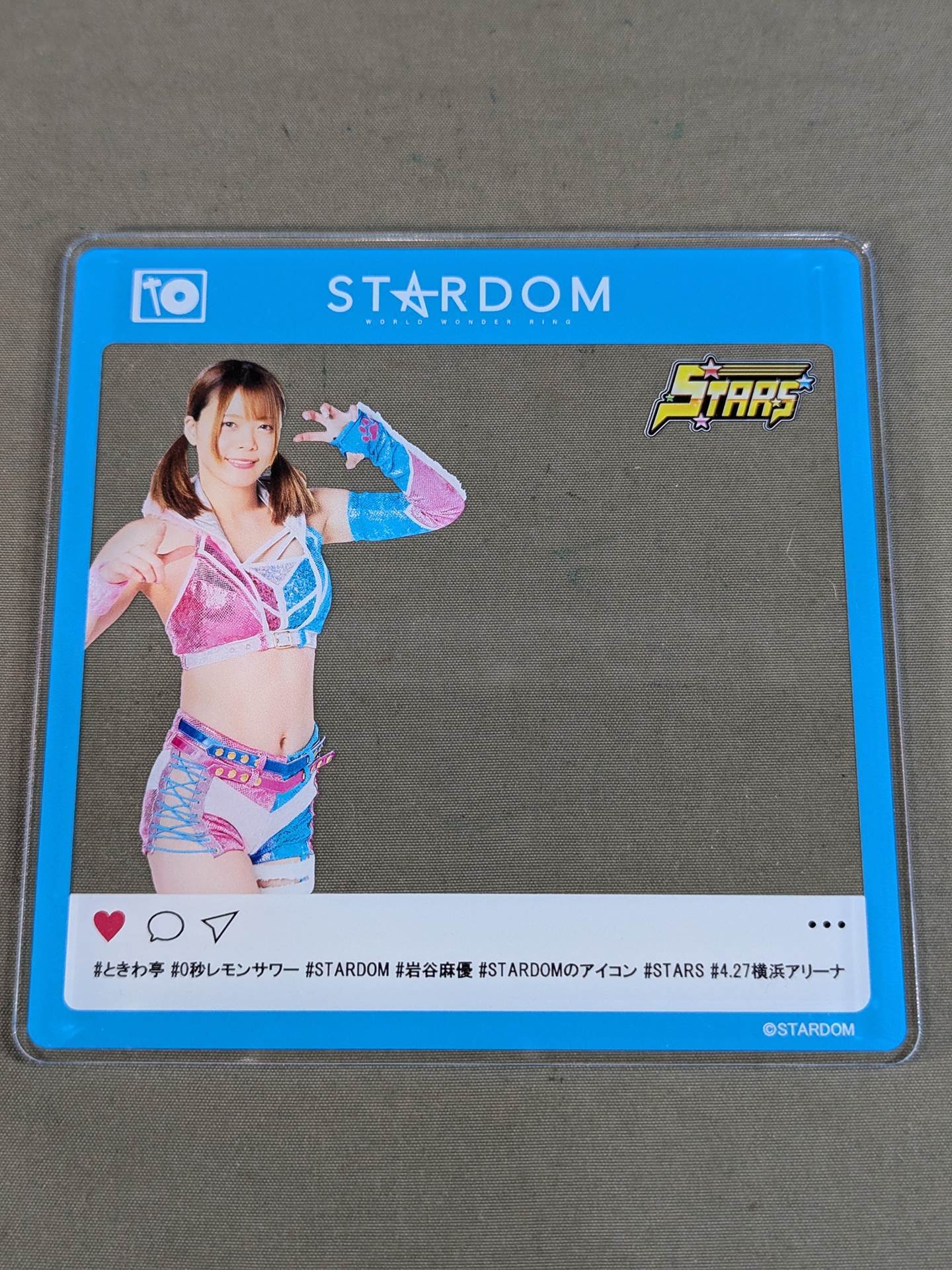 スターダム　STARDOM 岩谷麻優選手　アクリルスタンド3点セット　未開封品 岩谷麻優 アクリルコースター スターダム×ときわ亭 – 闘道館