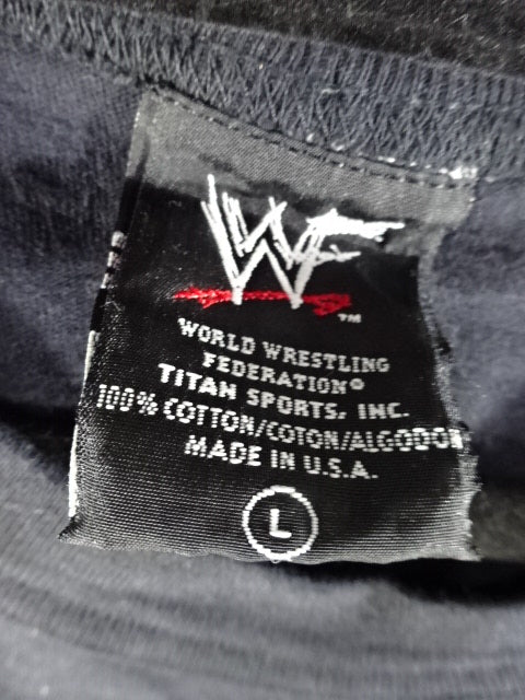 ストーンコールド・スティーブ・オースチン ノースリーブTシャツ①(WWF(1999) / ブラック)