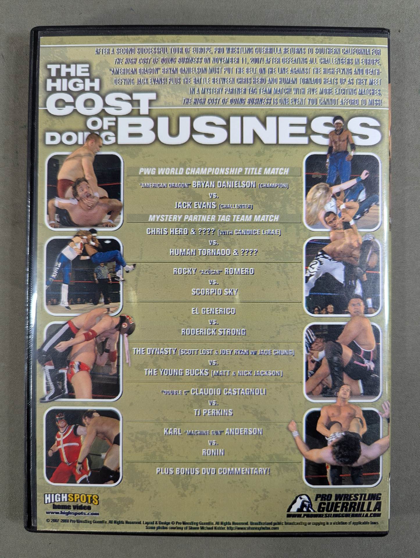 PWG THE HIGH COST OF DOING BUSINESS