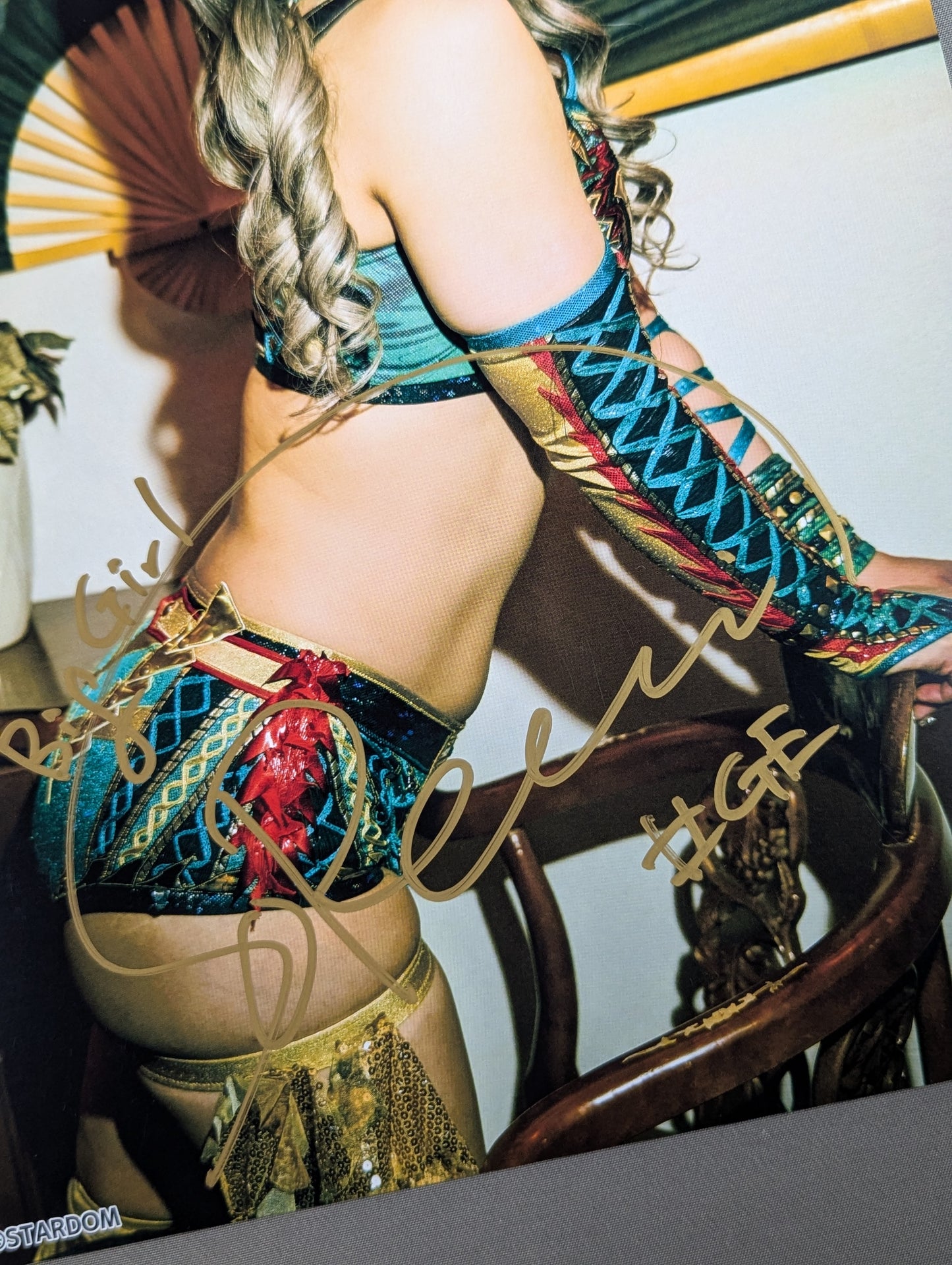 壮麗亜美 直筆サイン入り スターダムポートレート(D-5)