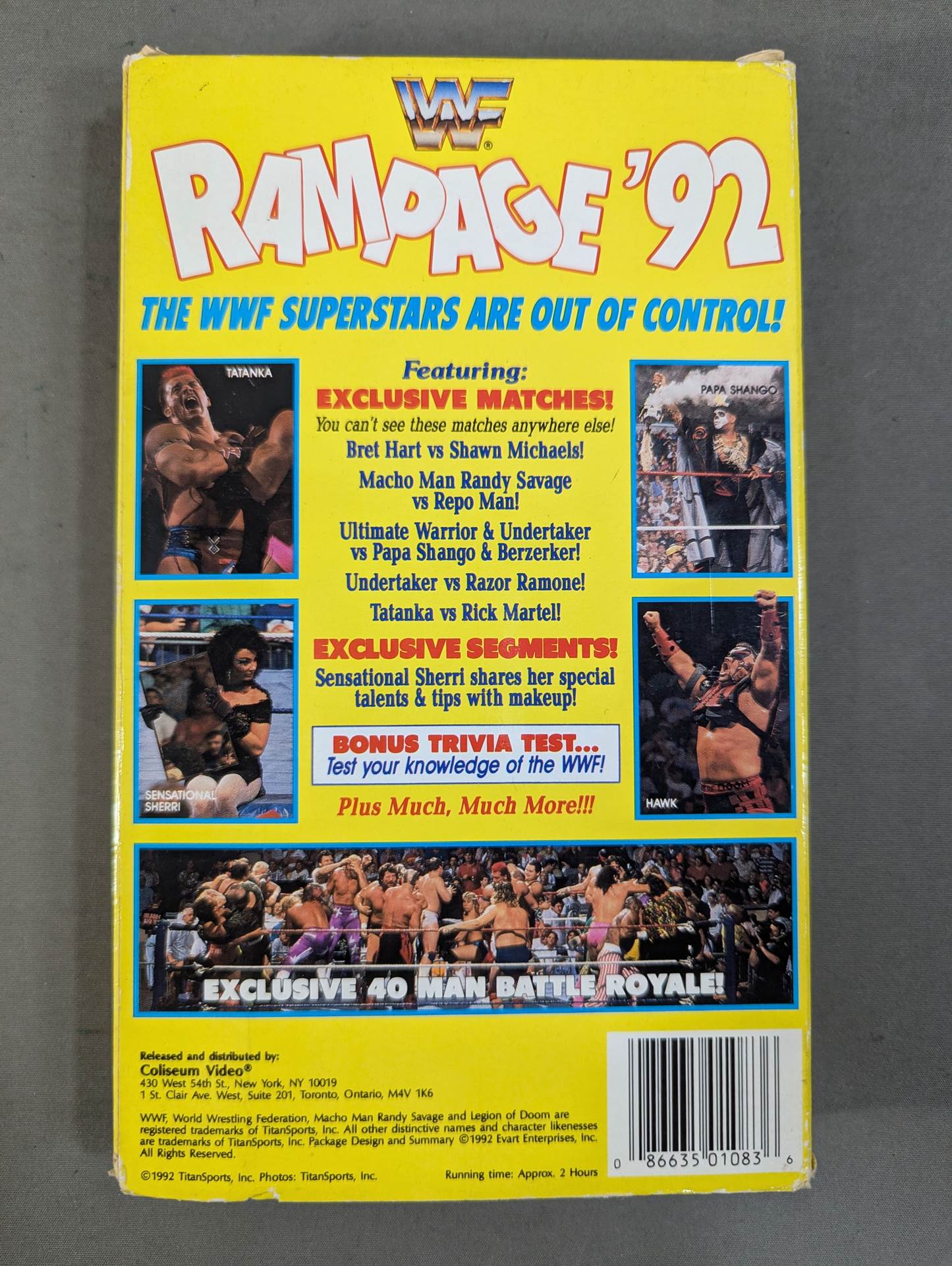 WWF RAMPAGE ’92