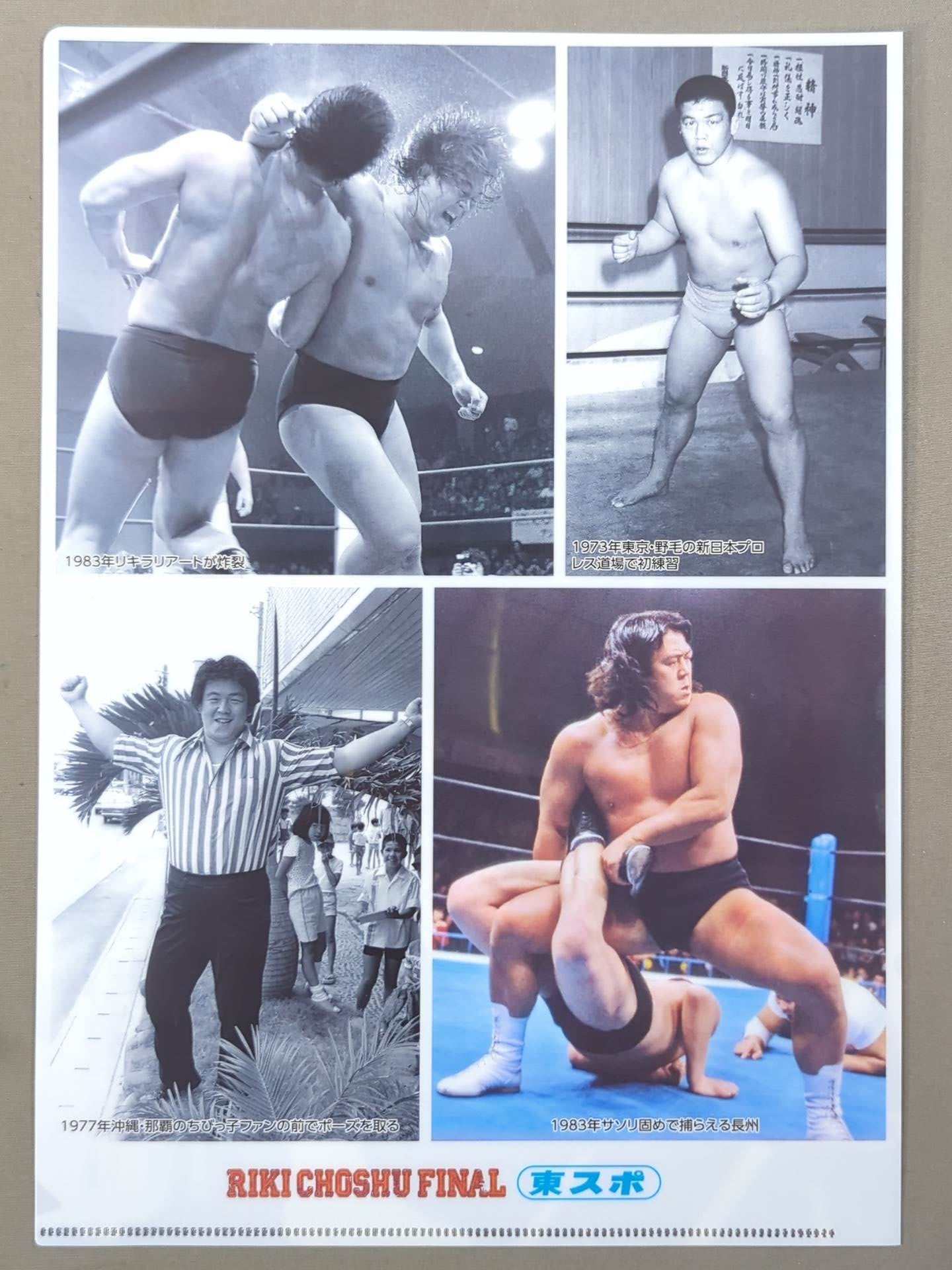 長州力 クリアファイルセット