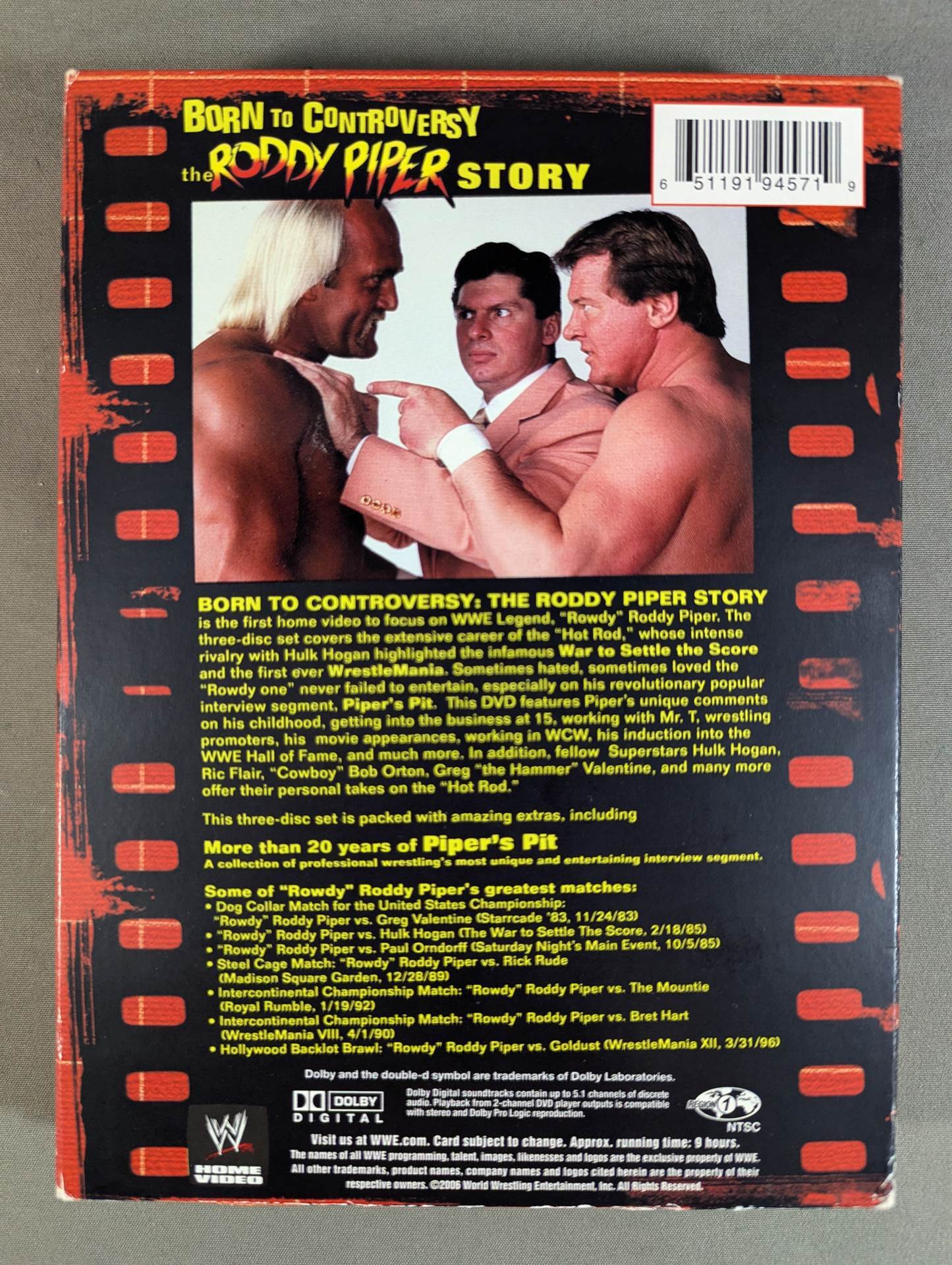 BORN TO CONTROVERSY the RODDY PIPER STORY